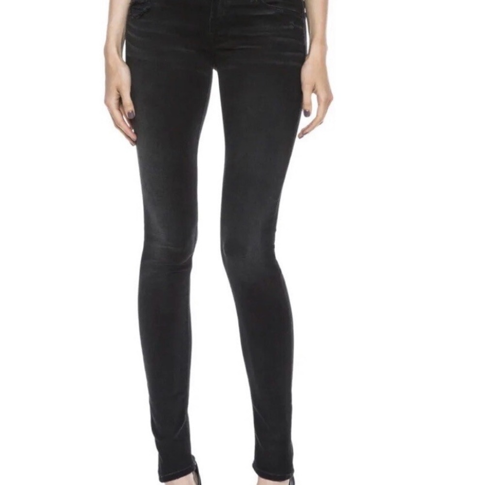 MOTHER Women's Skinny Jeans - Black